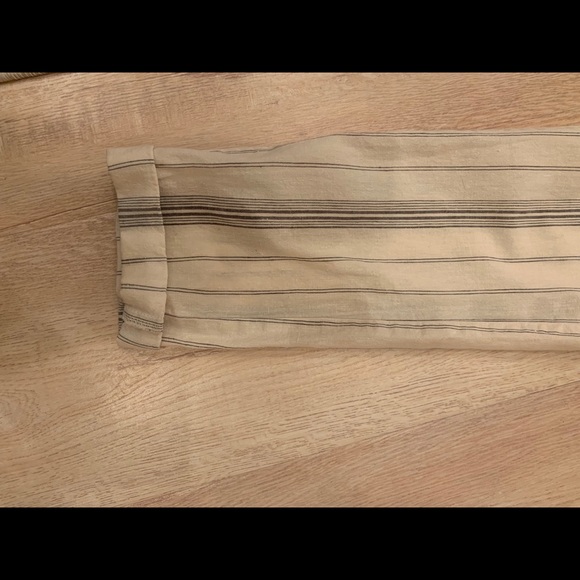 Current Elliott small black and cream striped pant - Picture 4 of 9